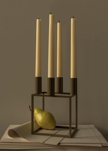 Kubus 4 lysestage - Olive - Audo Copenhagen