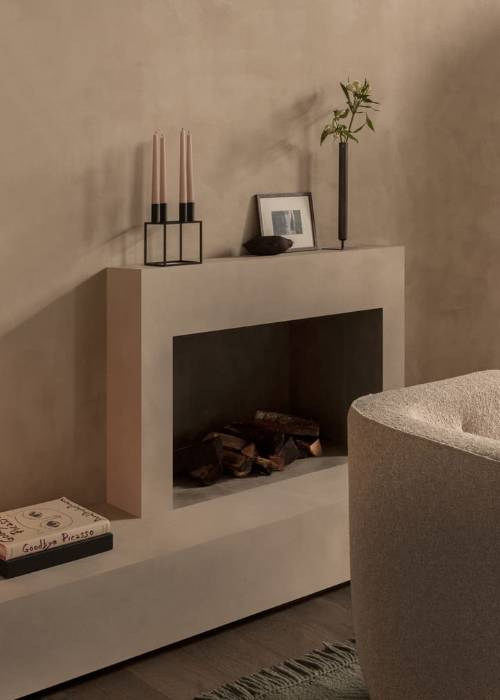 Kubus 4 lysestage - sort - Audo Copenhagen