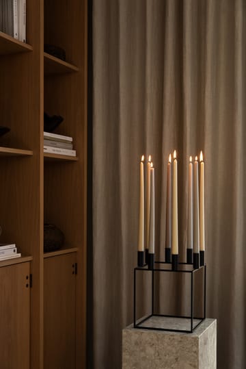 Kubus 8 lysestage - sort - Audo Copenhagen