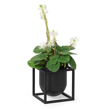 Kubus blomsterkrukke 10 cm - Sort - Audo Copenhagen