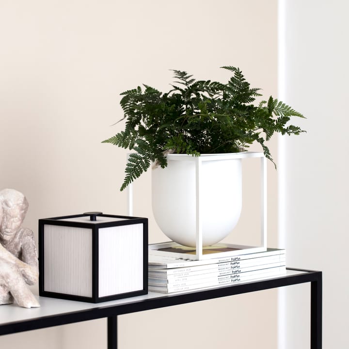 Kubus blomsterkrukke 14 cm, Hvid Audo Copenhagen