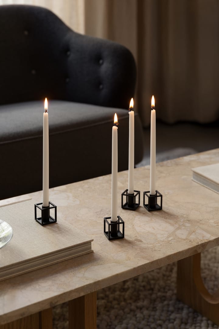 Kubus Micro lysestage 2-pakk, Sort Audo Copenhagen