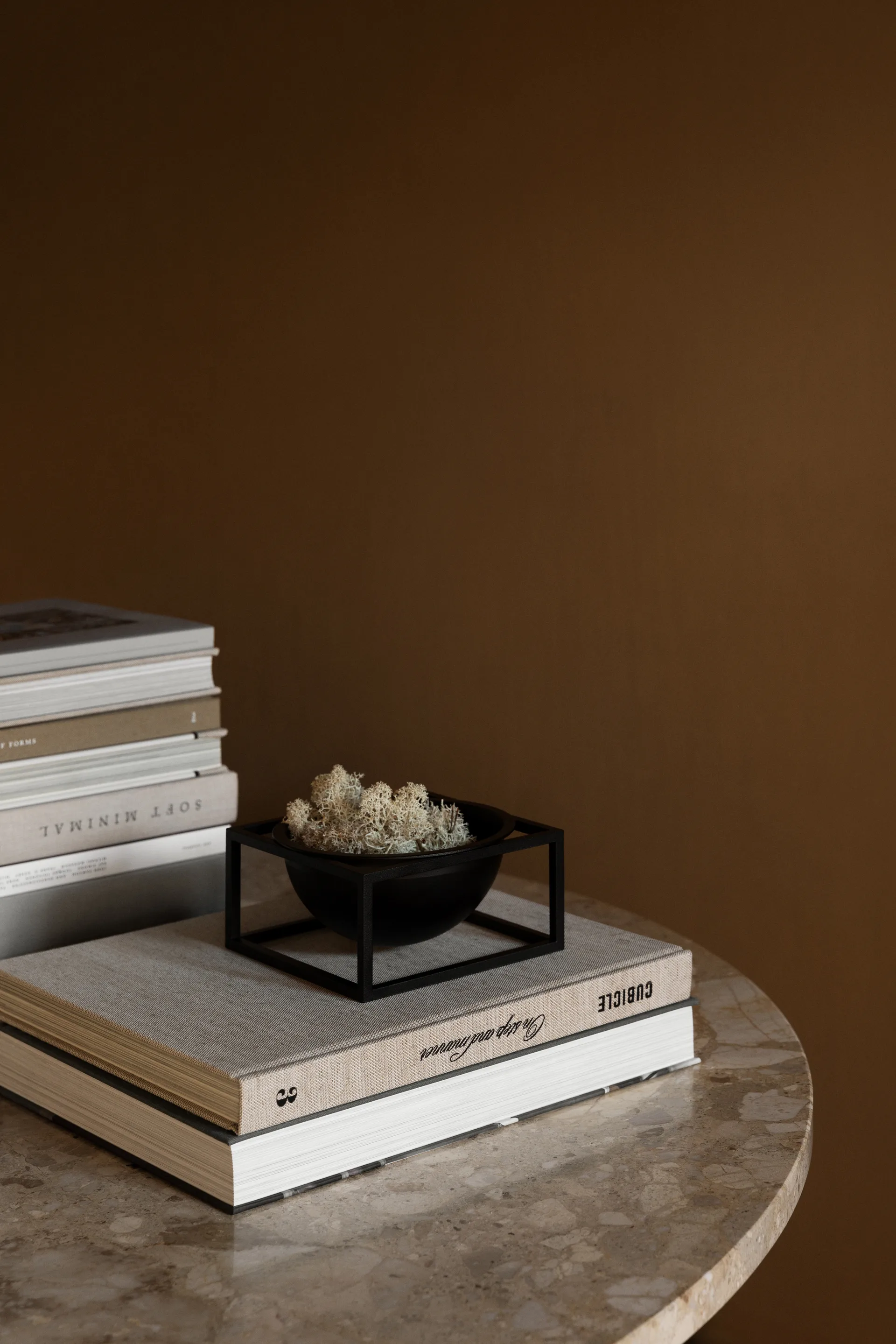 Kubus skål lille låg, sort Audo Copenhagen