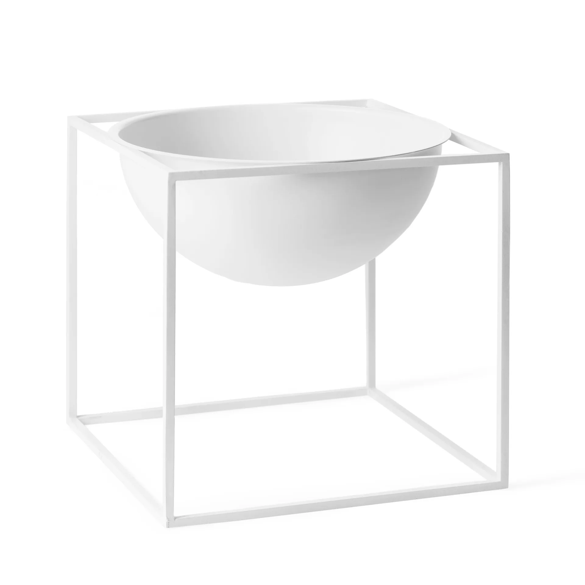 Kubus skål stor, hvid Audo Copenhagen