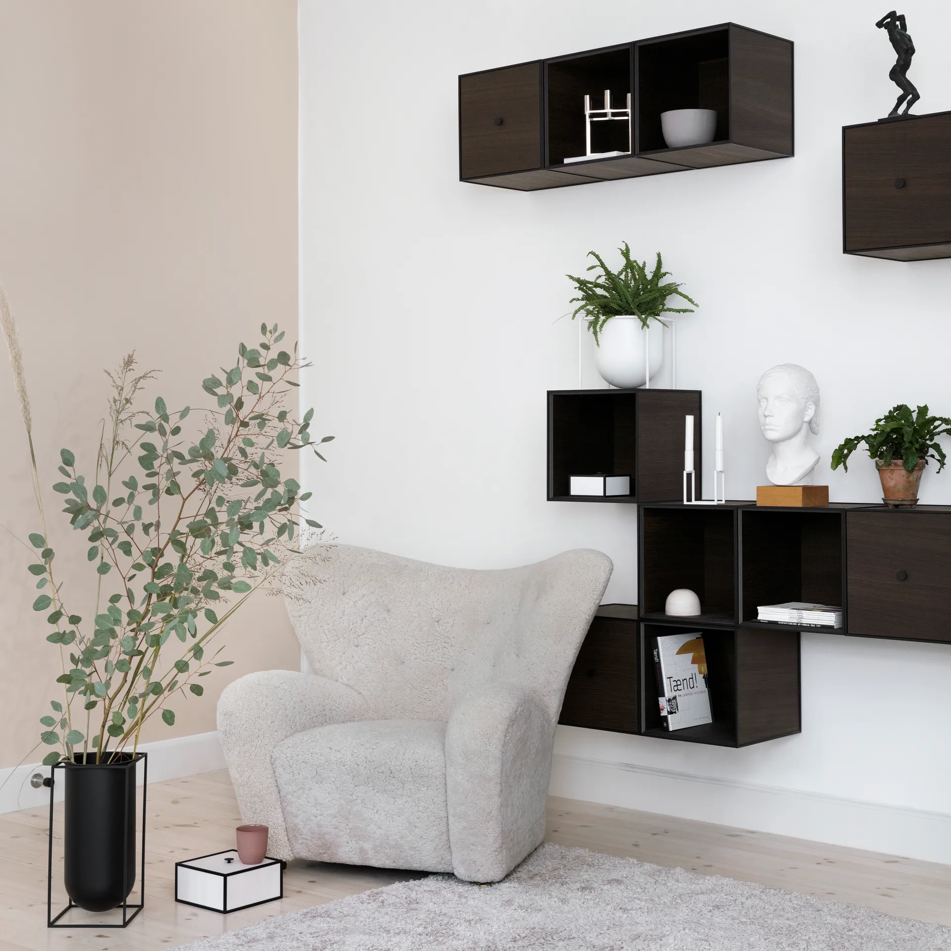 Kubus vase Nolia, Sort Audo Copenhagen