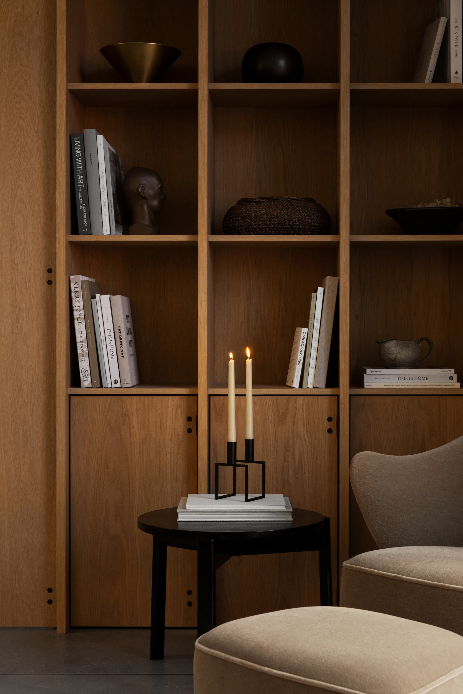 Line lysestage, sort Audo Copenhagen