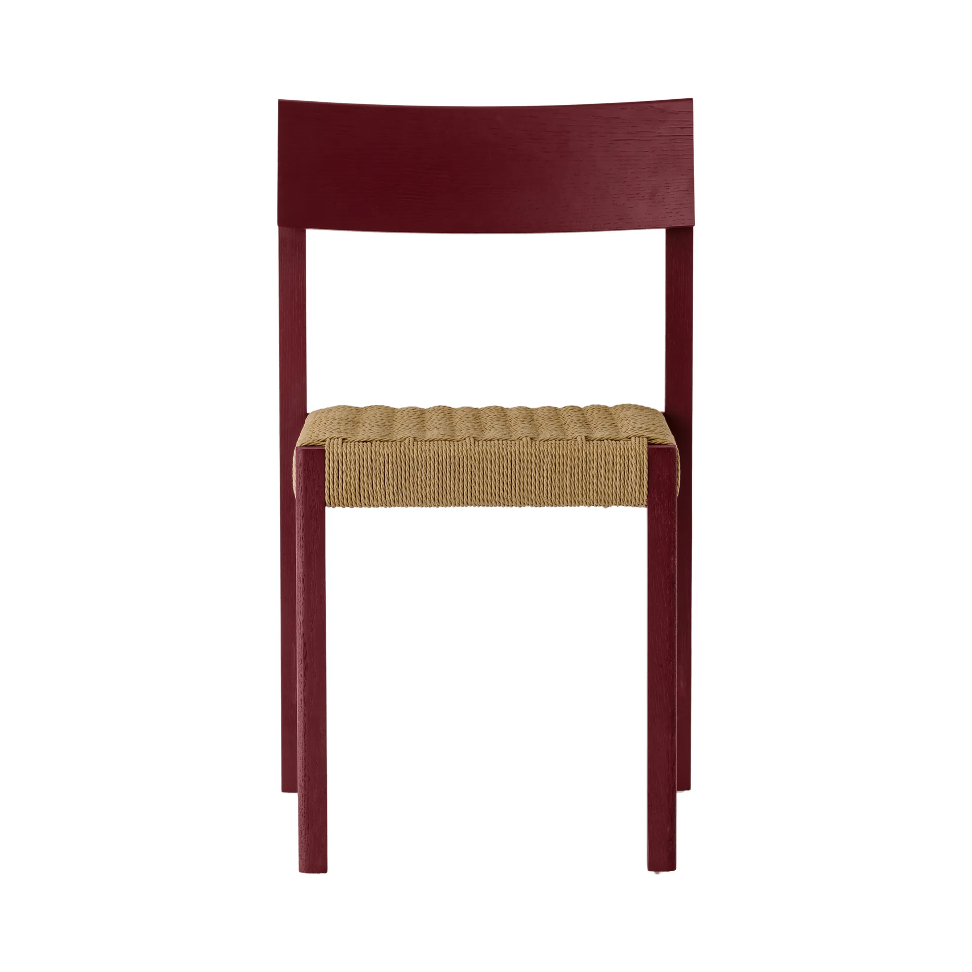 Mauro stol, French red eg-naturflettet sæde Audo Copenhagen