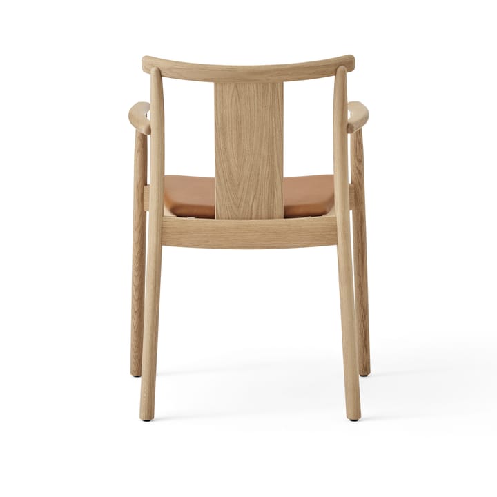 Merkur karmstol med hynde, Oak/Dakar 0250 cognac Audo Copenhagen