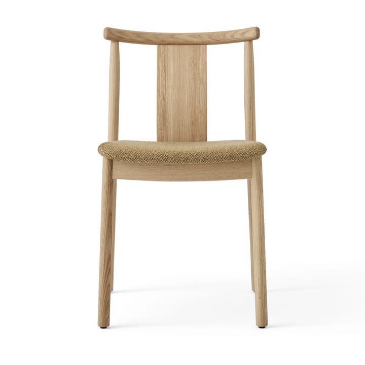 Merkur stol med hynde, Oak/Bouclé 06 gold Audo Copenhagen