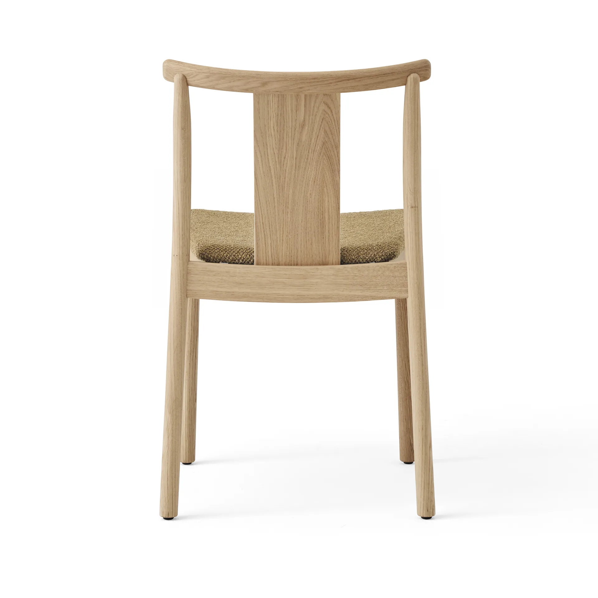 Merkur stol med hynde, Oak/Bouclé 06 gold Audo Copenhagen
