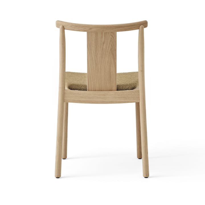 Merkur stol med hynde, Oak/Bouclé 06 gold Audo Copenhagen