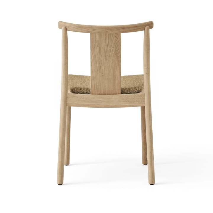 Merkur stol med hynde - Oak/Bouclé 06 gold - Audo Copenhagen