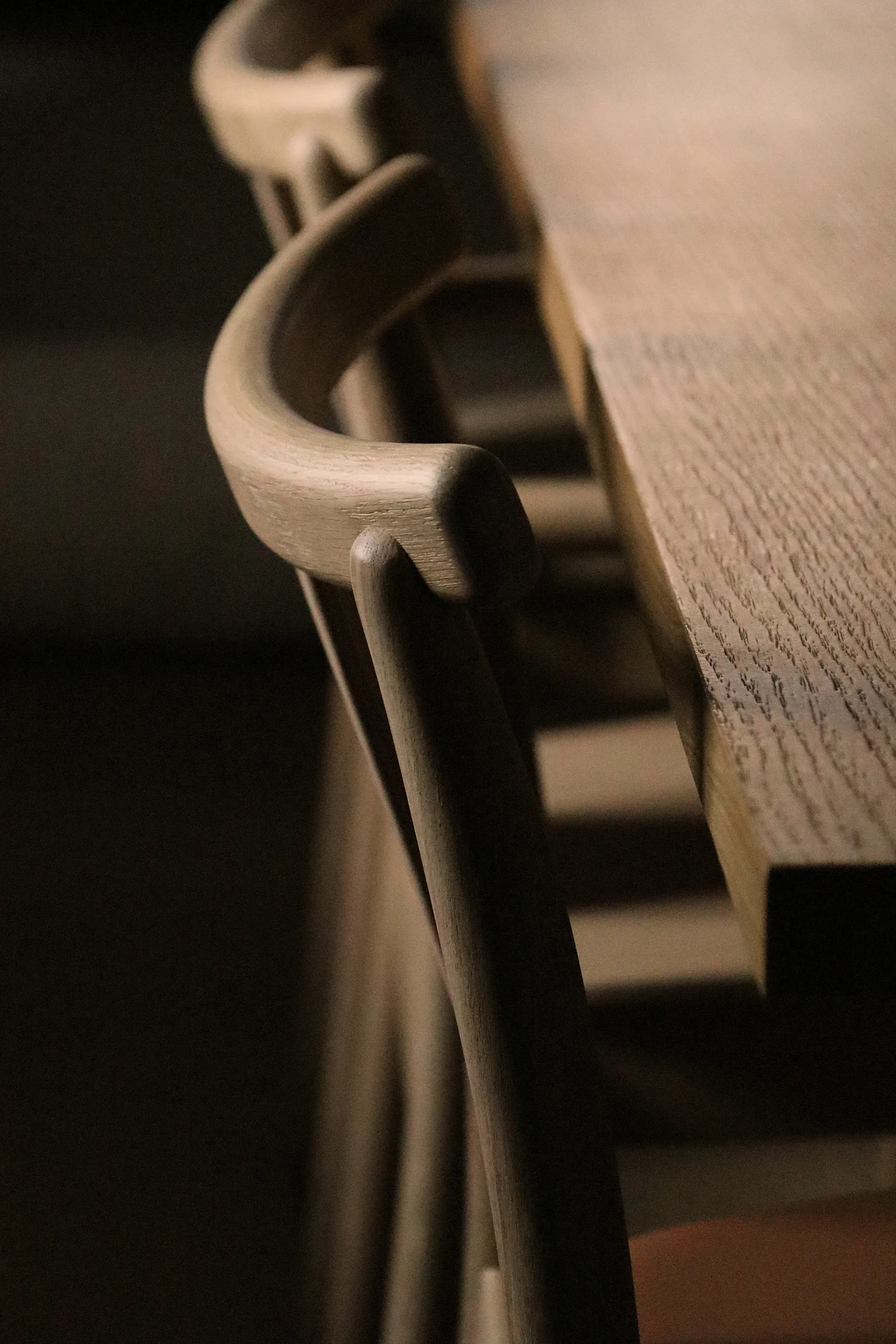 Merkur stol med hynde, Oak/Dakar 0250 cognac Audo Copenhagen