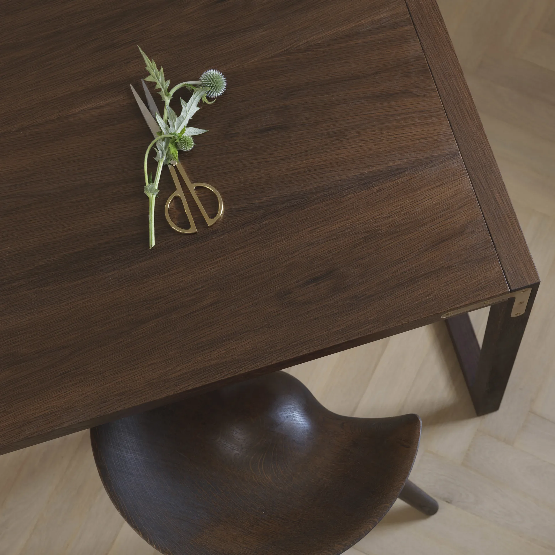 ML42 barstol 69 cm, Brunolieret eg/Stål Audo Copenhagen