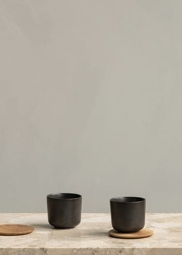New Norm coasters i træ 2-pak  - Olieret eg - Audo Copenhagen