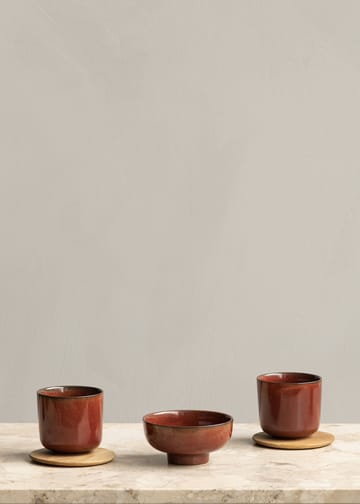 New Norm coasters i træ 2-pak  - Olieret eg - Audo Copenhagen
