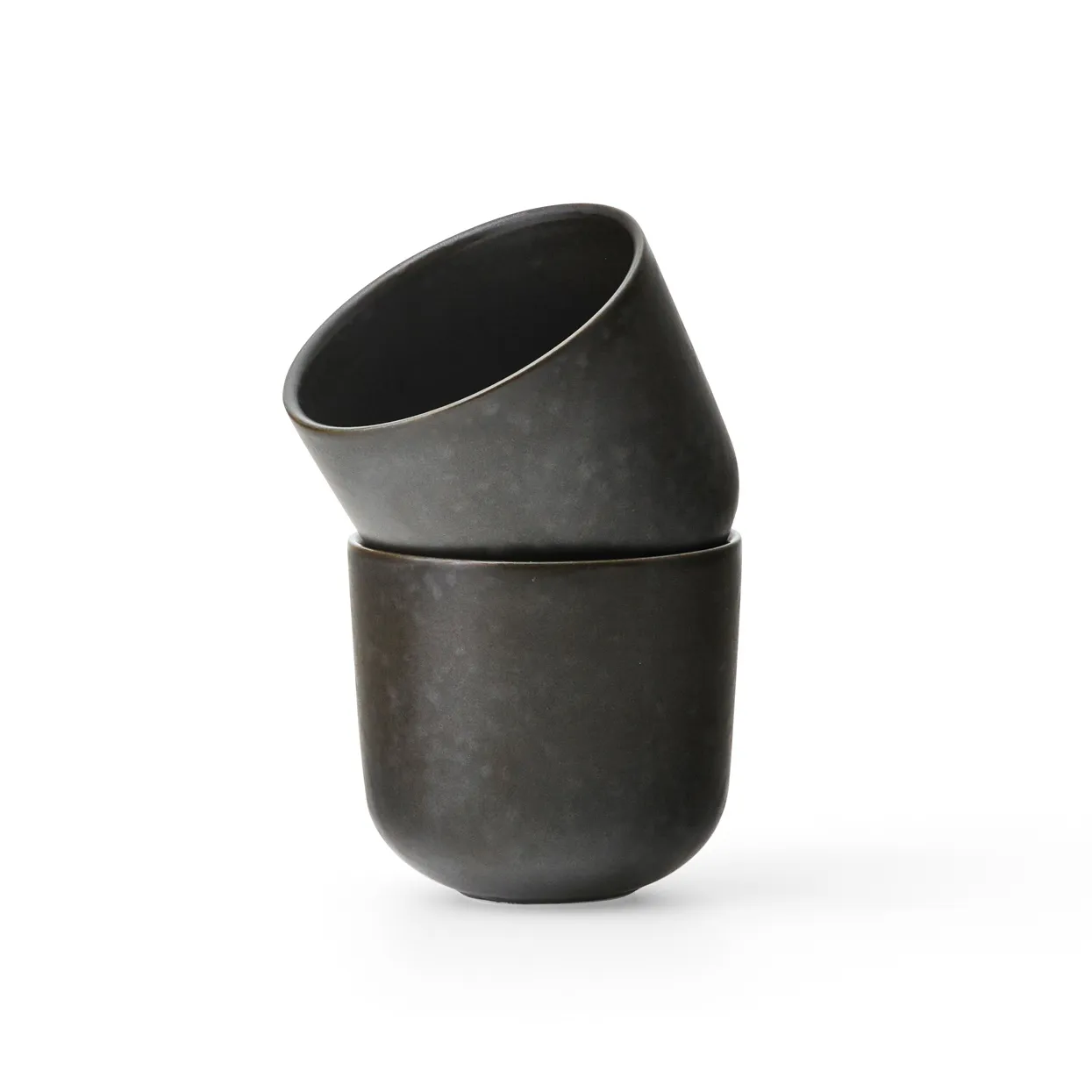 New Norm espressokop 8,5 cl 2-pak, Mørkglaseret Audo Copenhagen