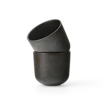 New Norm espressokop 8,5 cl 2-pak - Mørkglaseret - Audo Copenhagen