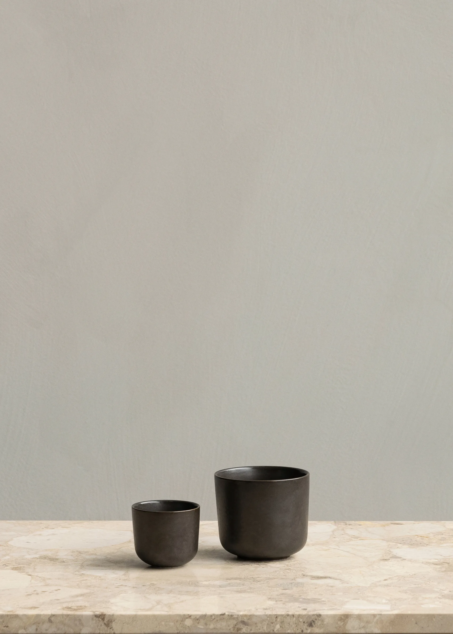 New Norm espressokop 8,5 cl 2-pak, Mørkglaseret Audo Copenhagen