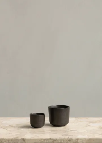 New Norm espressokop 8,5 cl 2-pak - Mørkglaseret - Audo Copenhagen