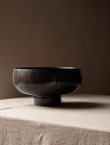 New Norm frugtskål Ø25 cm - Mørkglaseret - Audo Copenhagen