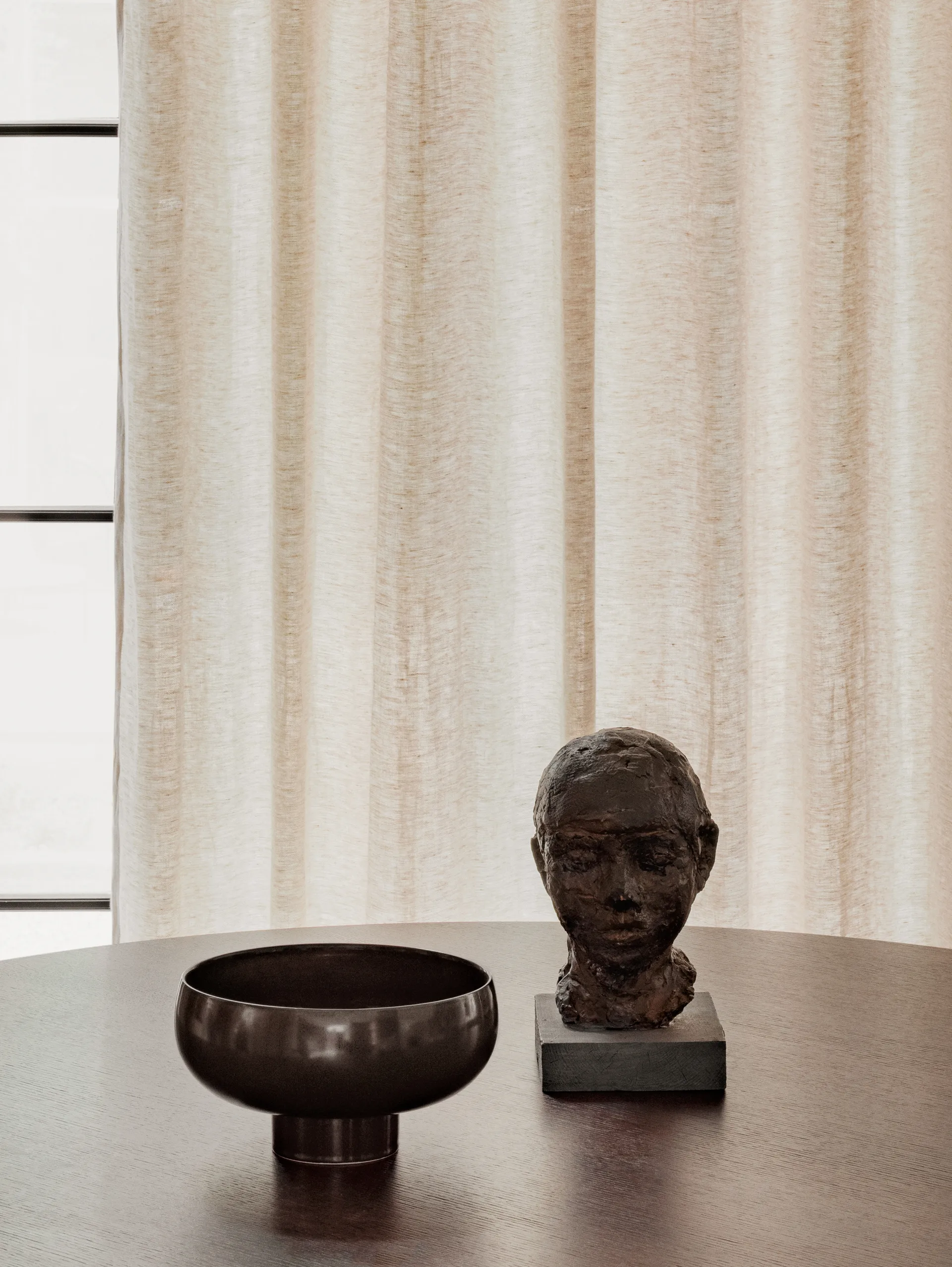 New Norm frugtskål Ø25 cm, Mørkglaseret Audo Copenhagen