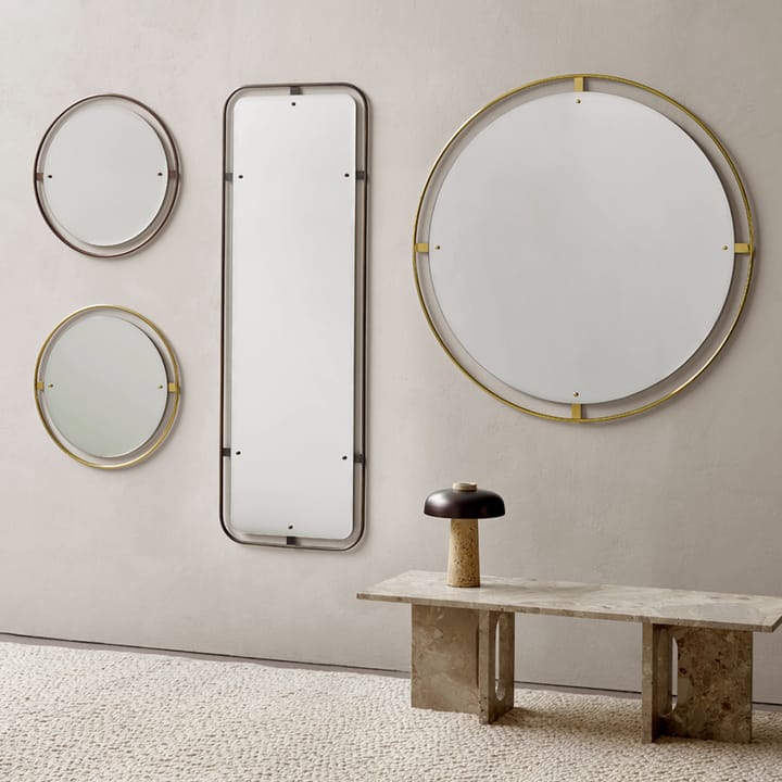 Nimbus spejl, polished brass, Ø60 Audo Copenhagen