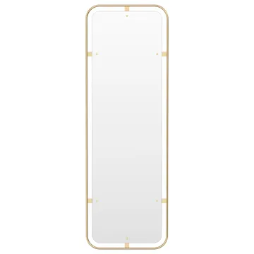Nimbus spejl rektangulært - Polished brass - Audo Copenhagen