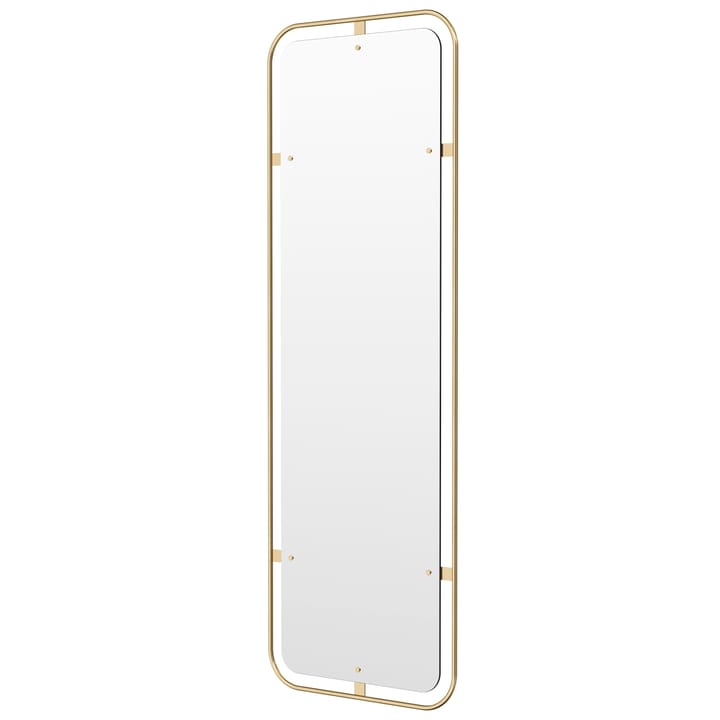 Nimbus spejl rektangulært, Polished brass Audo Copenhagen