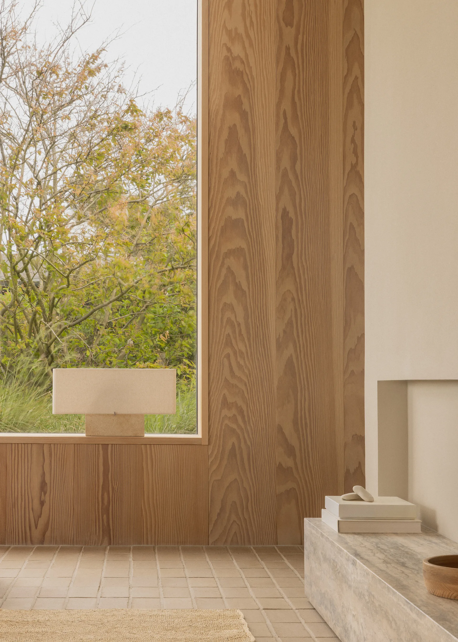 Nonna bordlampe 30 cm, Travertine-sand Audo Copenhagen