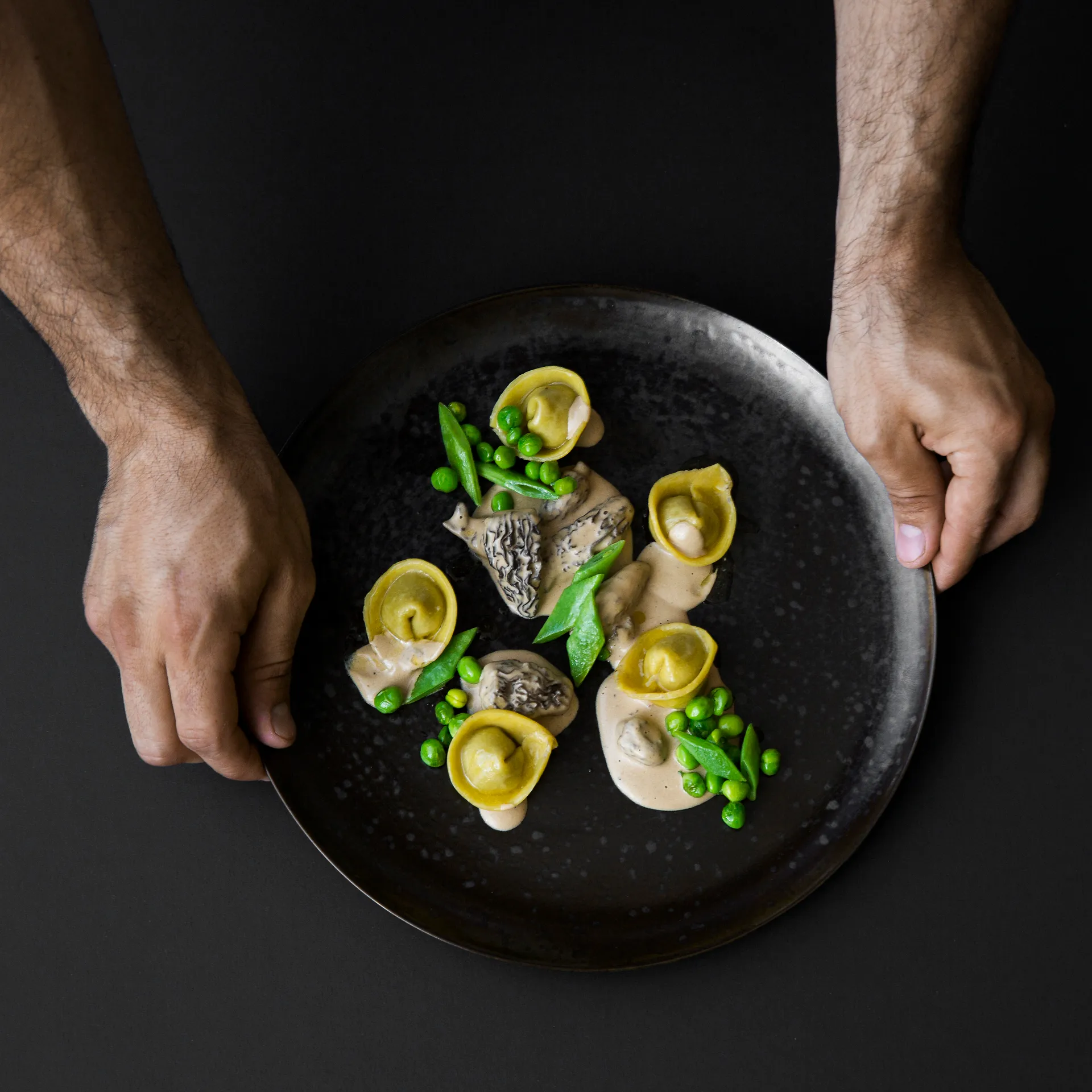 Norm middagstallerken Ø23 cm, Dark Glazed Audo Copenhagen