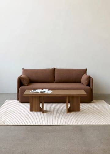 Offset sofa 2-personers - Audo Bouclé 08 Bordeaux - Audo Copenhagen