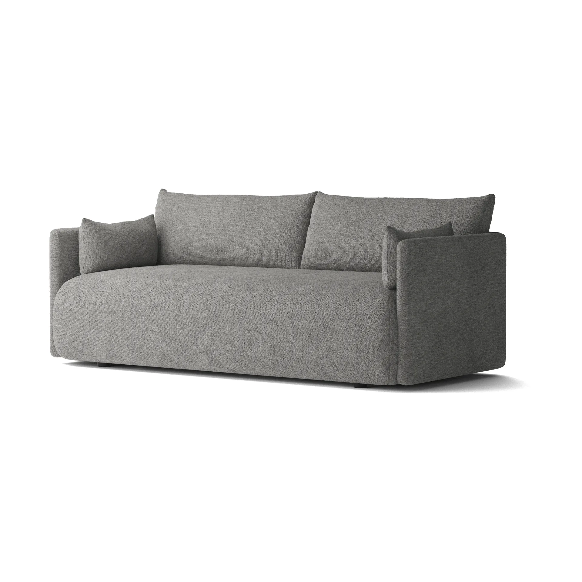 Offset sofa 2-personers, Audo Bouclé 16 Dark grey Audo Copenhagen