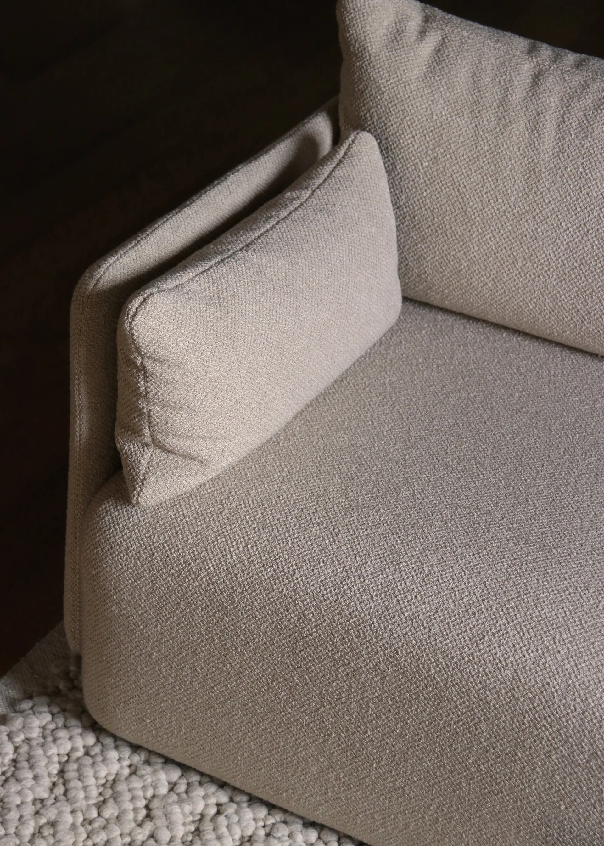 Offset sofa 3-personers, Audo Bouclé 02 Beige Audo Copenhagen