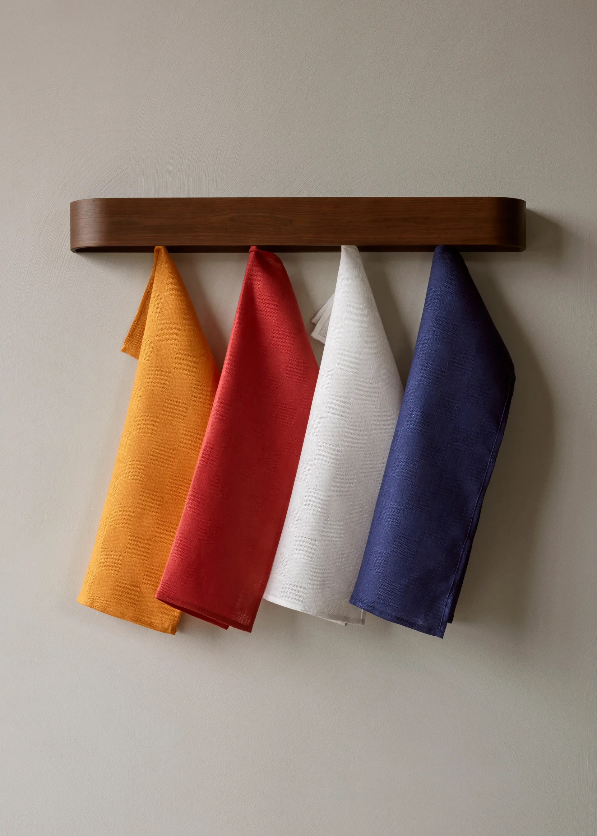 Papilio viskestykke 40x64 cm 2-pak, Indigo/White Audo Copenhagen