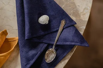 Papilio viskestykke 40x64 cm 2-pak - Indigo/White - Audo Copenhagen