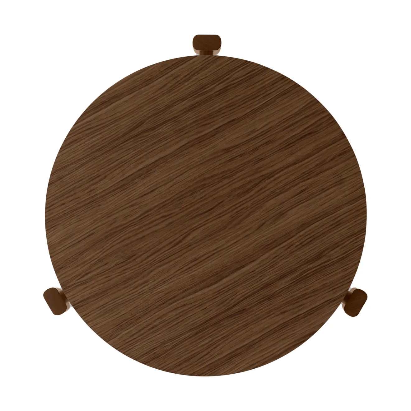 Passage sofabord, Mørkbejdset eg, Ø50 cm Audo Copenhagen