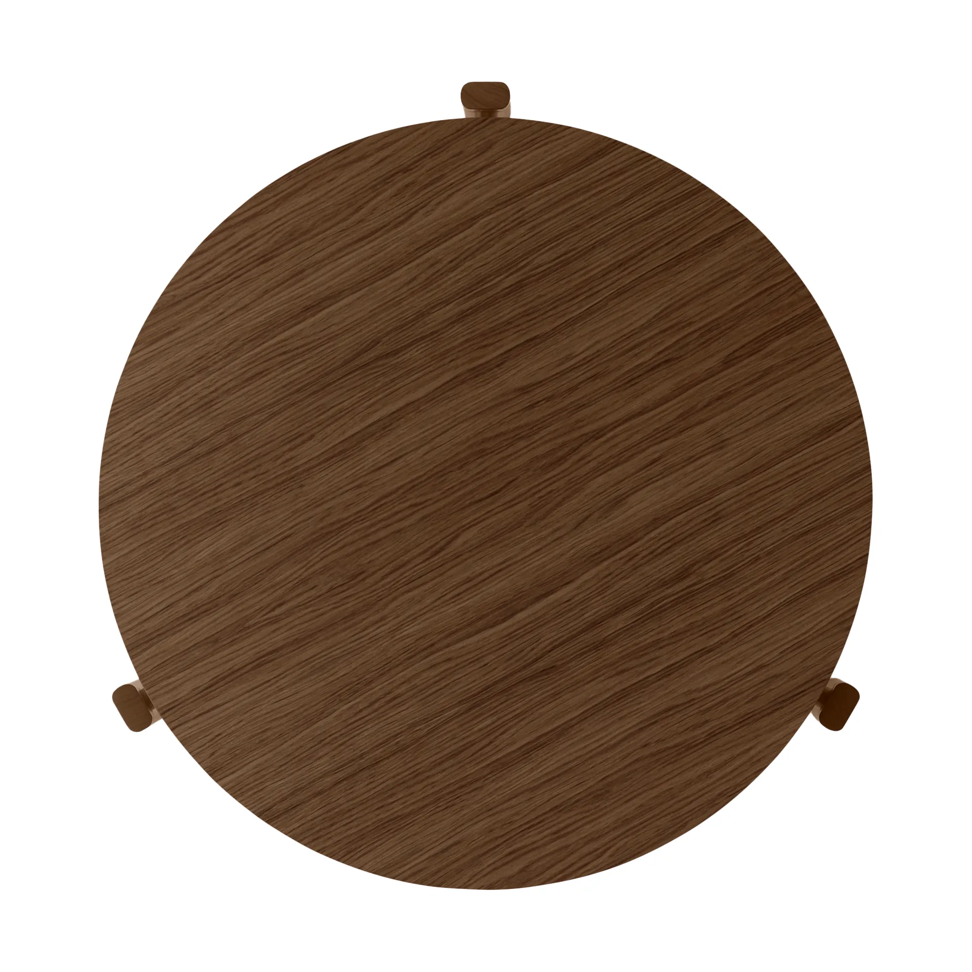 Passage sofabord, Mørkbejdset eg, Ø70 cm Audo Copenhagen