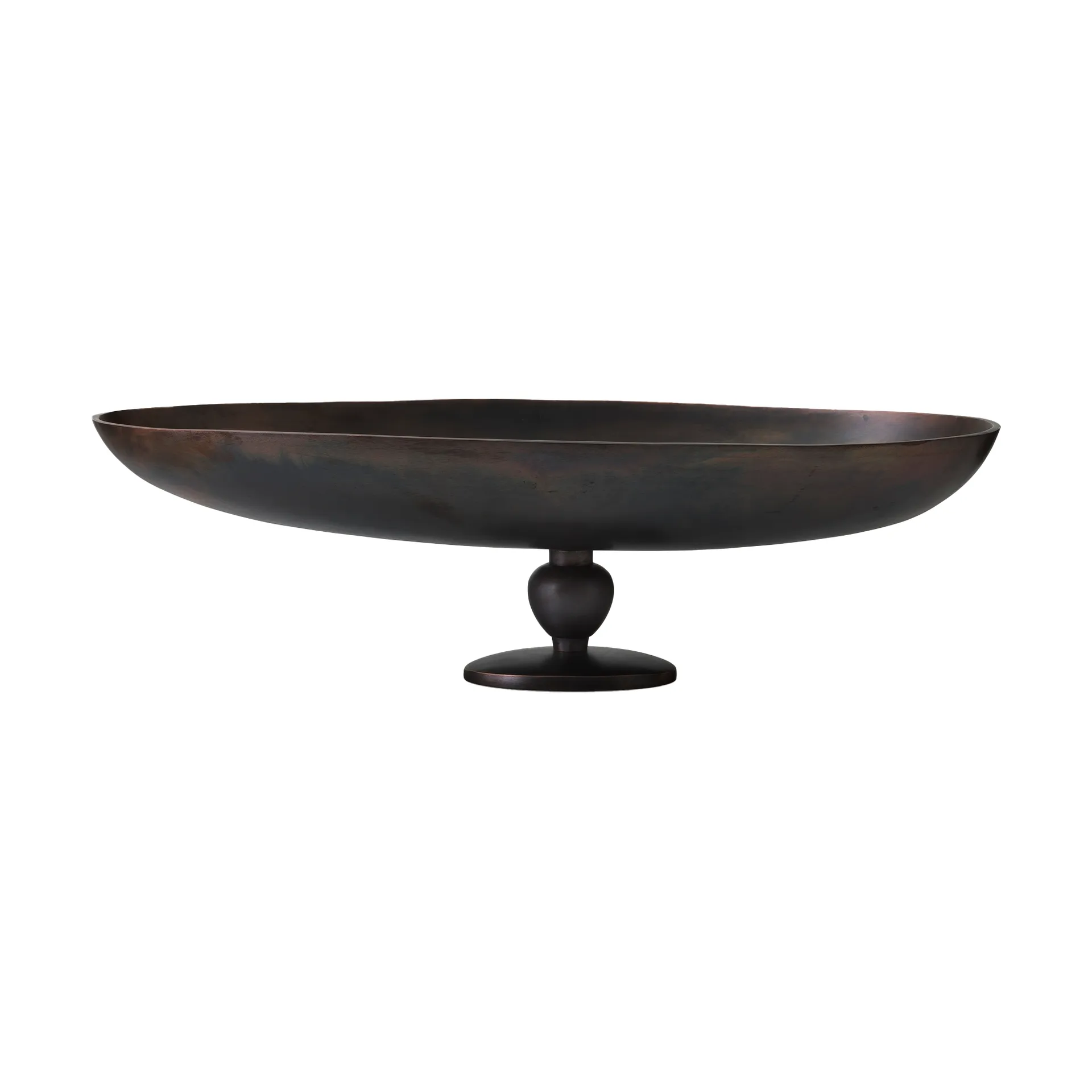 Pavot fad på fod, Brun Audo Copenhagen