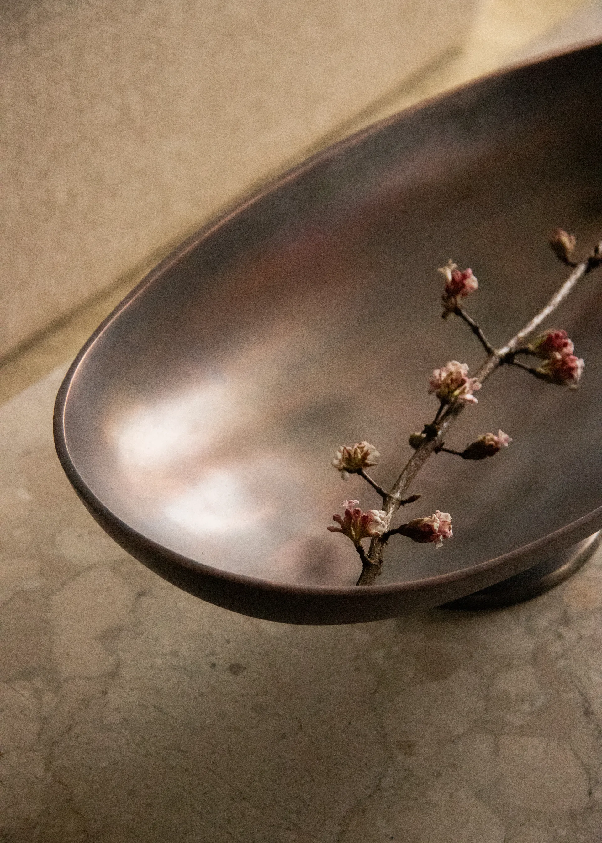 Pavot fad på fod, Brun Audo Copenhagen