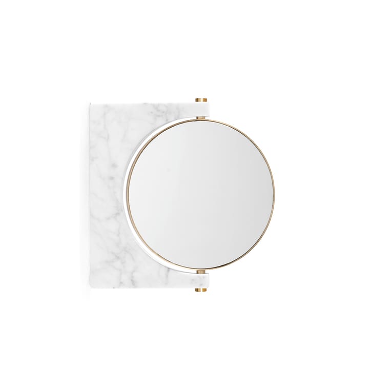 Pepe Marble spejl - marmor hvid, væghængt - Audo Copenhagen
