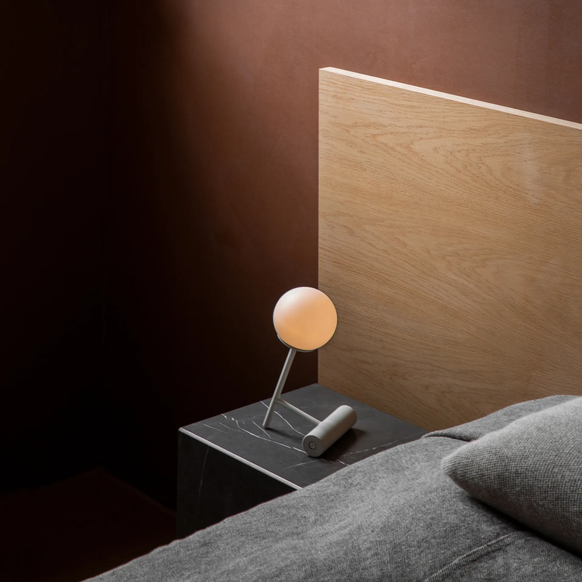 Phare LED lampe, lys grå Audo Copenhagen