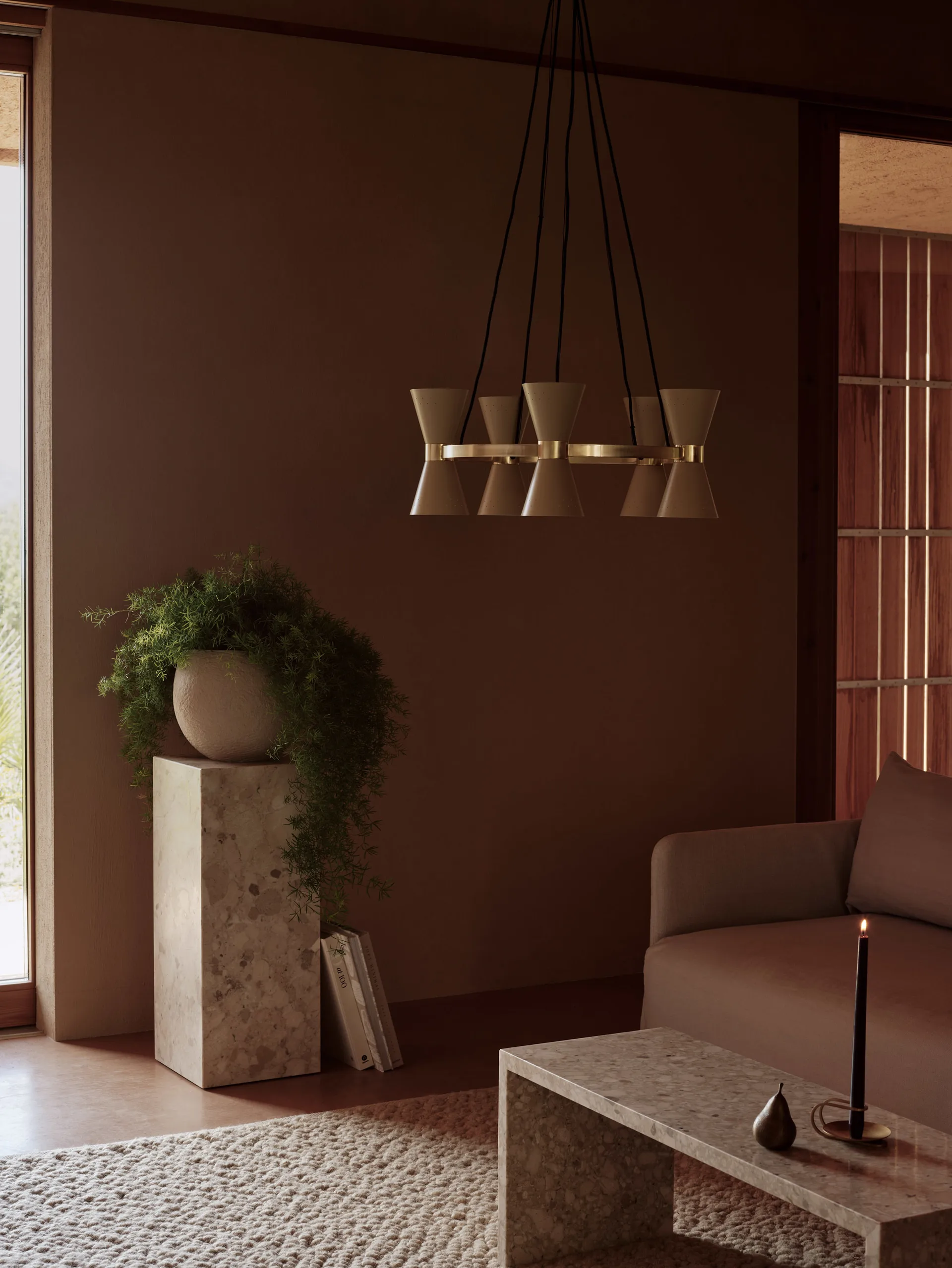 Plinth Bridge afsætningsbord, Kunis Breccia Audo Copenhagen