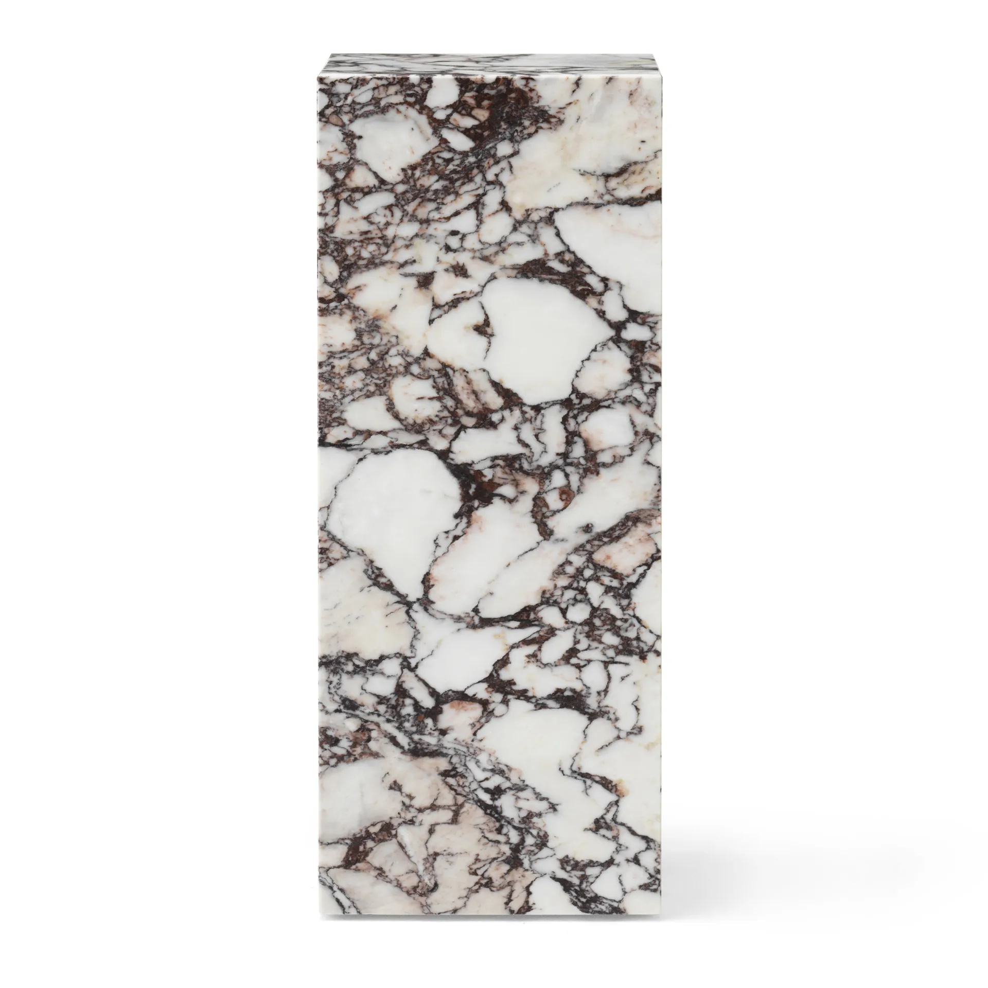 Plinth Pedestal piedestal, Calacatta Viola Audo Copenhagen