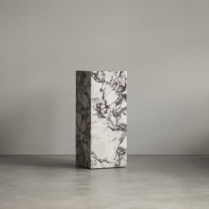 Plinth Pedestal piedestal, Calacatta Viola Audo Copenhagen