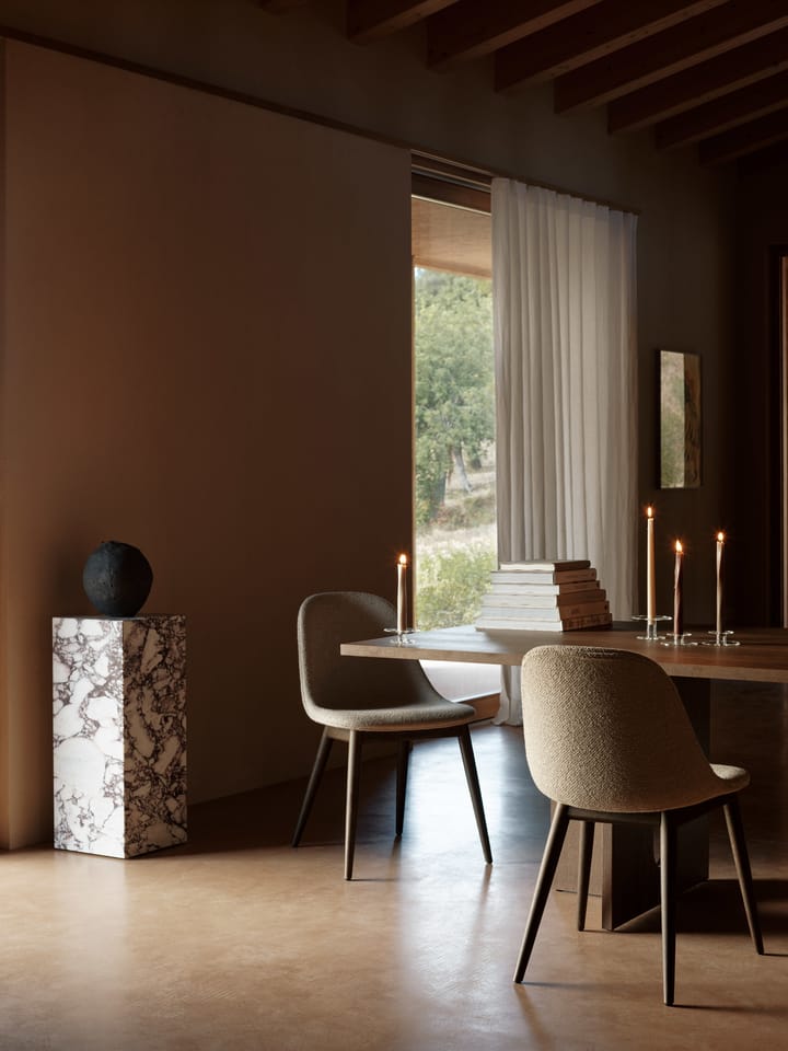 Plinth Pedestal piedestal, Calacatta Viola Audo Copenhagen