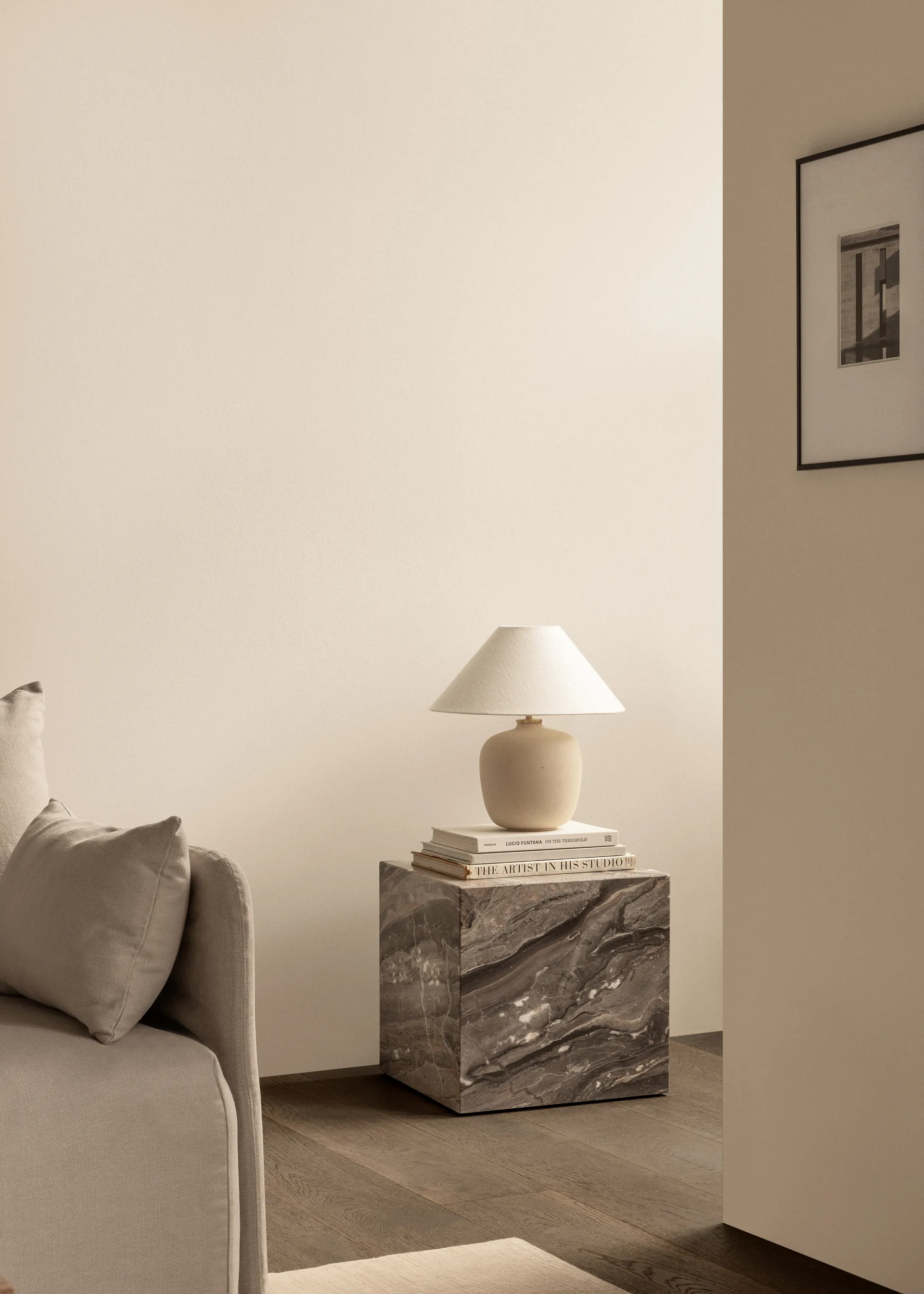 Plinth sofabord, Grey galaxy, cube Audo Copenhagen