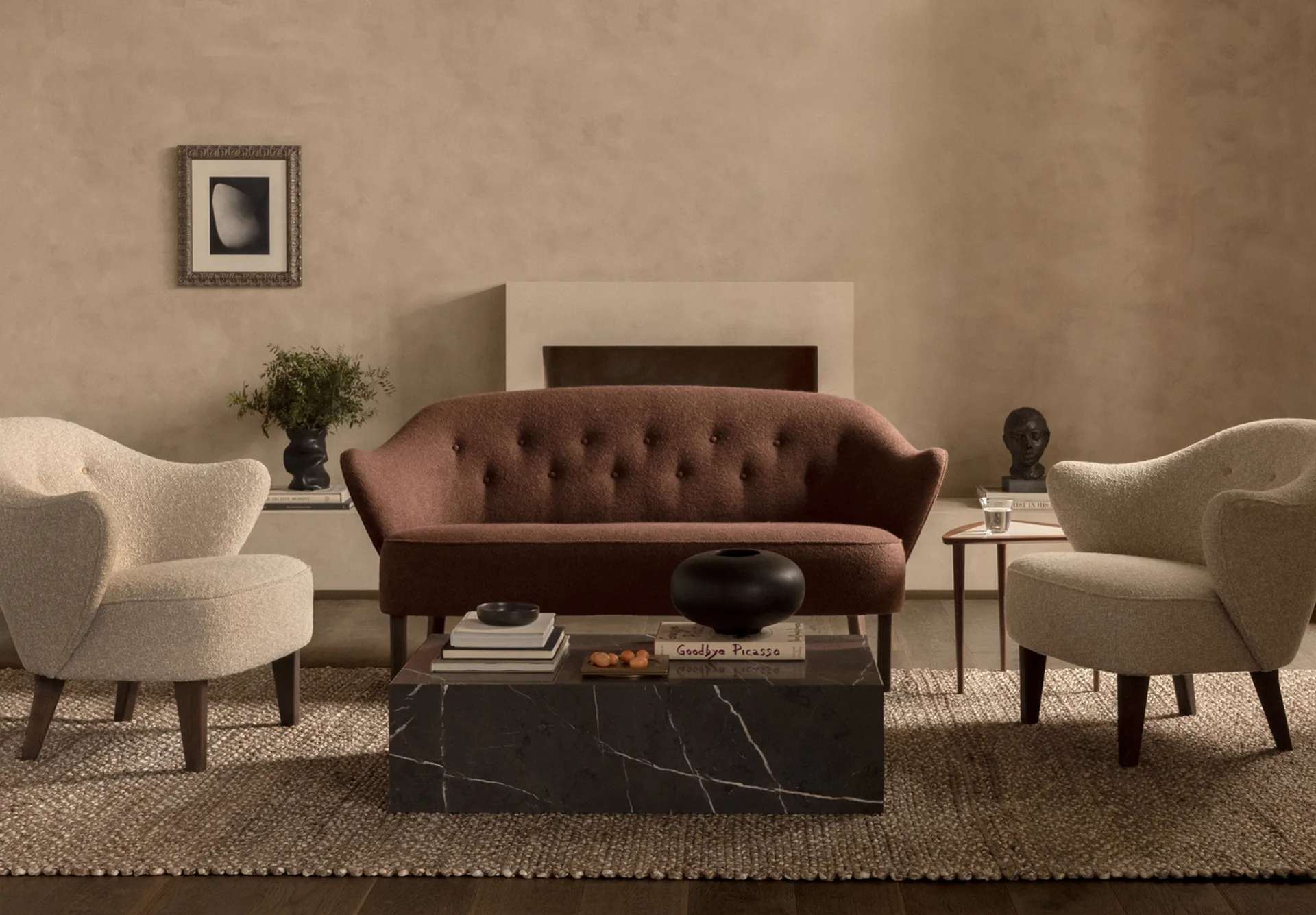 Plinth sofabord, grey, low Audo Copenhagen