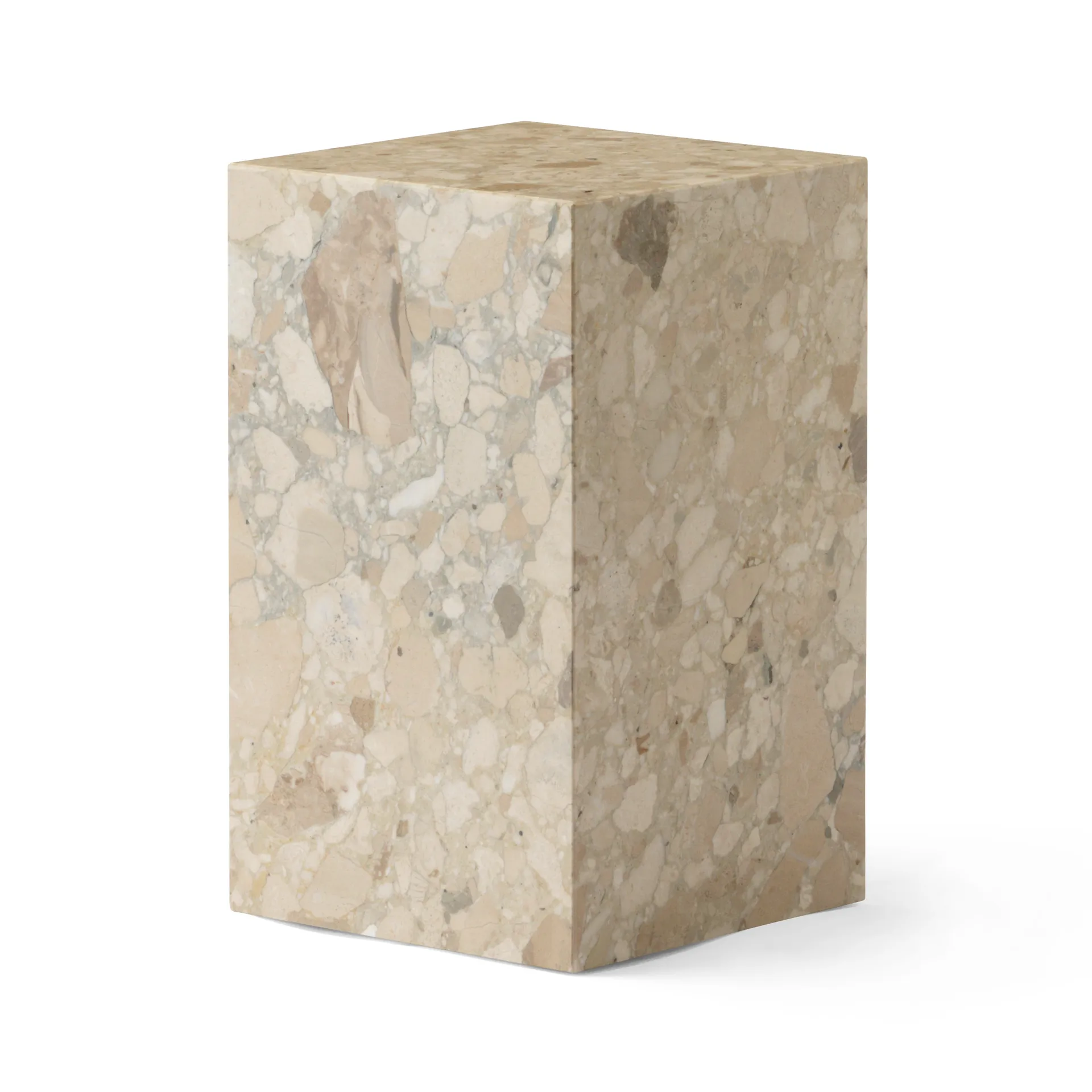 Plinth tall sidebord 30x30x51 cm, Kunis Breccia Audo Copenhagen