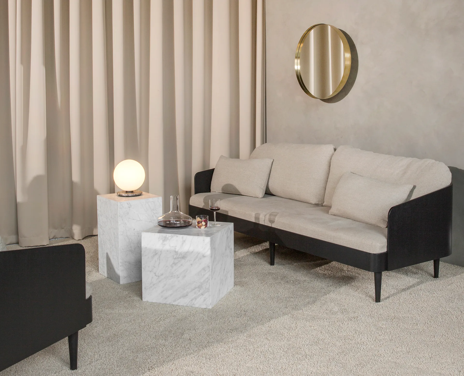 Plinth tall sidebord 30x30x51 cm, White Audo Copenhagen